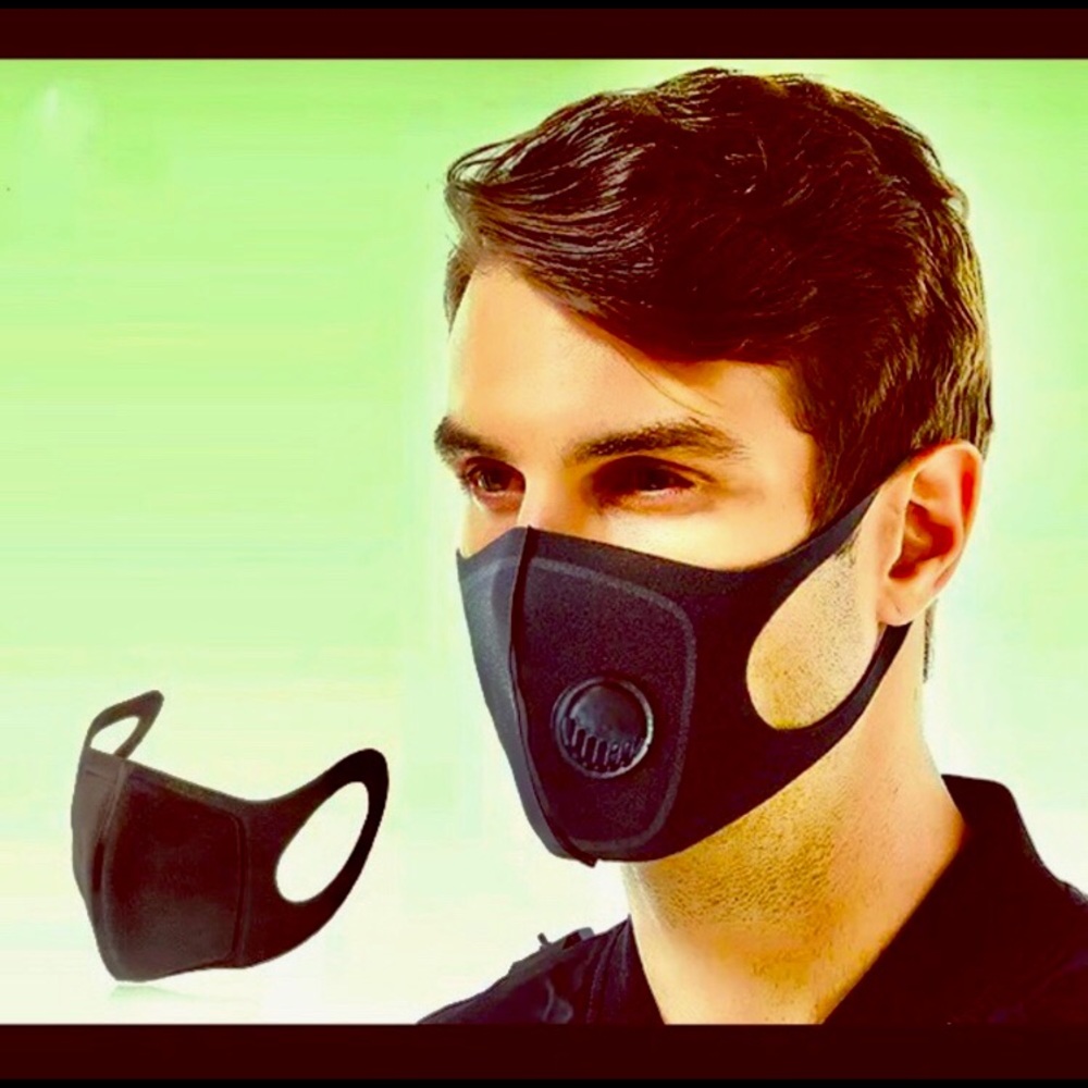 6 Face Masks 24 Cycle Multi-Use w/Air Flow Valve